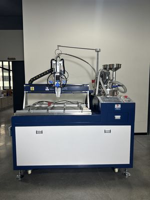 自動エポキシ樹脂注射機 三軸接着剤配送と2KW パワーラベルステッカードーミング